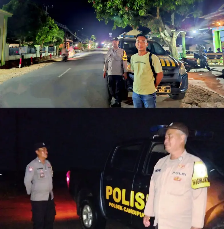 Polsek Candipuro Gelar Patroli Hunting Malam, Antisipasi C3 dan Kejahatan Lainnya